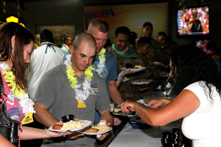 Fort Hood holds Luau party